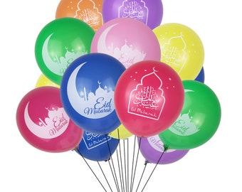 50pcs Eid Mubarak Balloon Gold Eid Decorations Silver Eid Decorations Colorful Eid Balloons 50pcs Eid Mubarak Balloon Gold Eid Decorations Silver Eid Decorations Colorful Eid Balloons