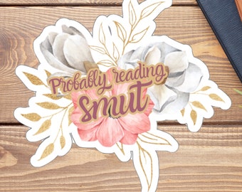Romance Reading Smut Stickers Bookish Book Lover Tablet Accessory Smut Reader Spicy Book Lover