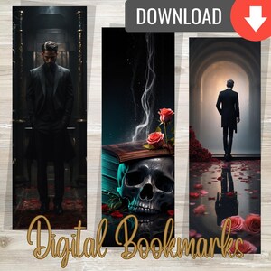 Instant Download bladwijzers Dark Romance Lovers digitale bladwijzers Digitale afdrukbare bladwijzers | Digitale bladwijzer | Direct downloaden