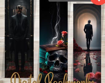 Instant Download Bookmarks Dark Romance Lovers Digital Bookmarks Digital Printable Bookmarks | Digital Bookmark | Instant Download
