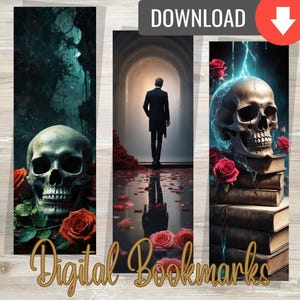 Instant Download bladwijzers Dark Romance Lovers digitale bladwijzers Digitale afdrukbare bladwijzers | Digitale bladwijzer | Direct downloaden