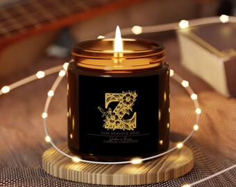 Vela de soja perfumada Z Candle (varios tamaños, frasco ámbar)