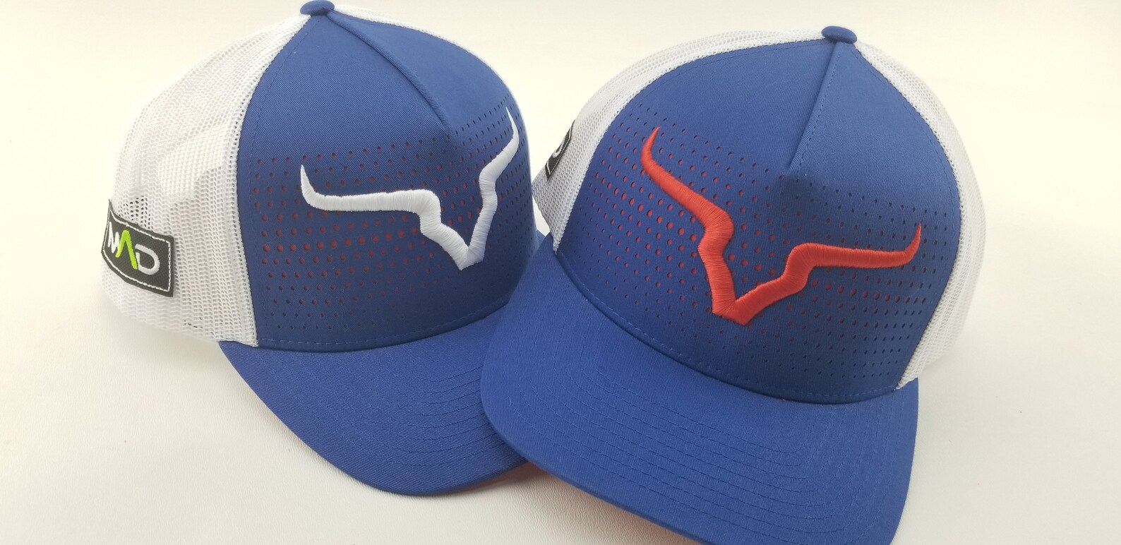 Cowboy Trucker hat Bull Horns hat MAD Horns cap Texas style Etsy