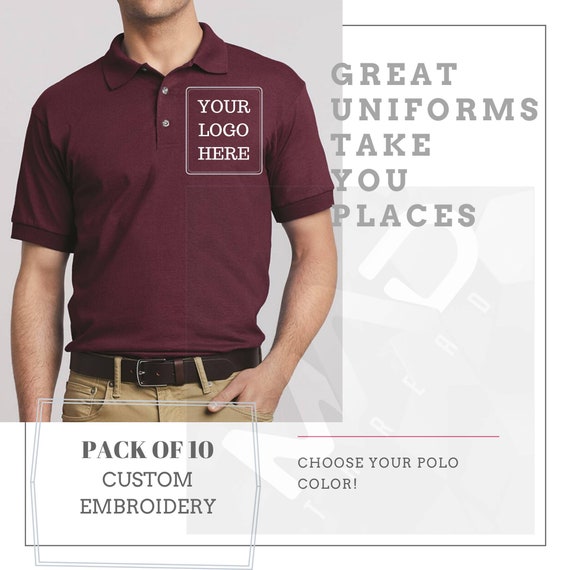 bulk order polo shirts