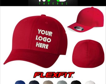 Custom Flexfit hat, personalized hat, embroidered hat, your text here, business logo, flexfit, flexfit baseball hat, flexfit hat custom, cap