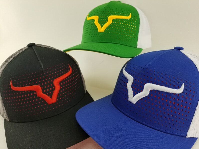 MAD Bull Horns hat western hat trucker hat bull rider Etsy