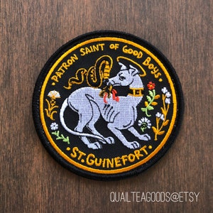 St Guinefort Patron Saint of Good Boys Embroidered Patch