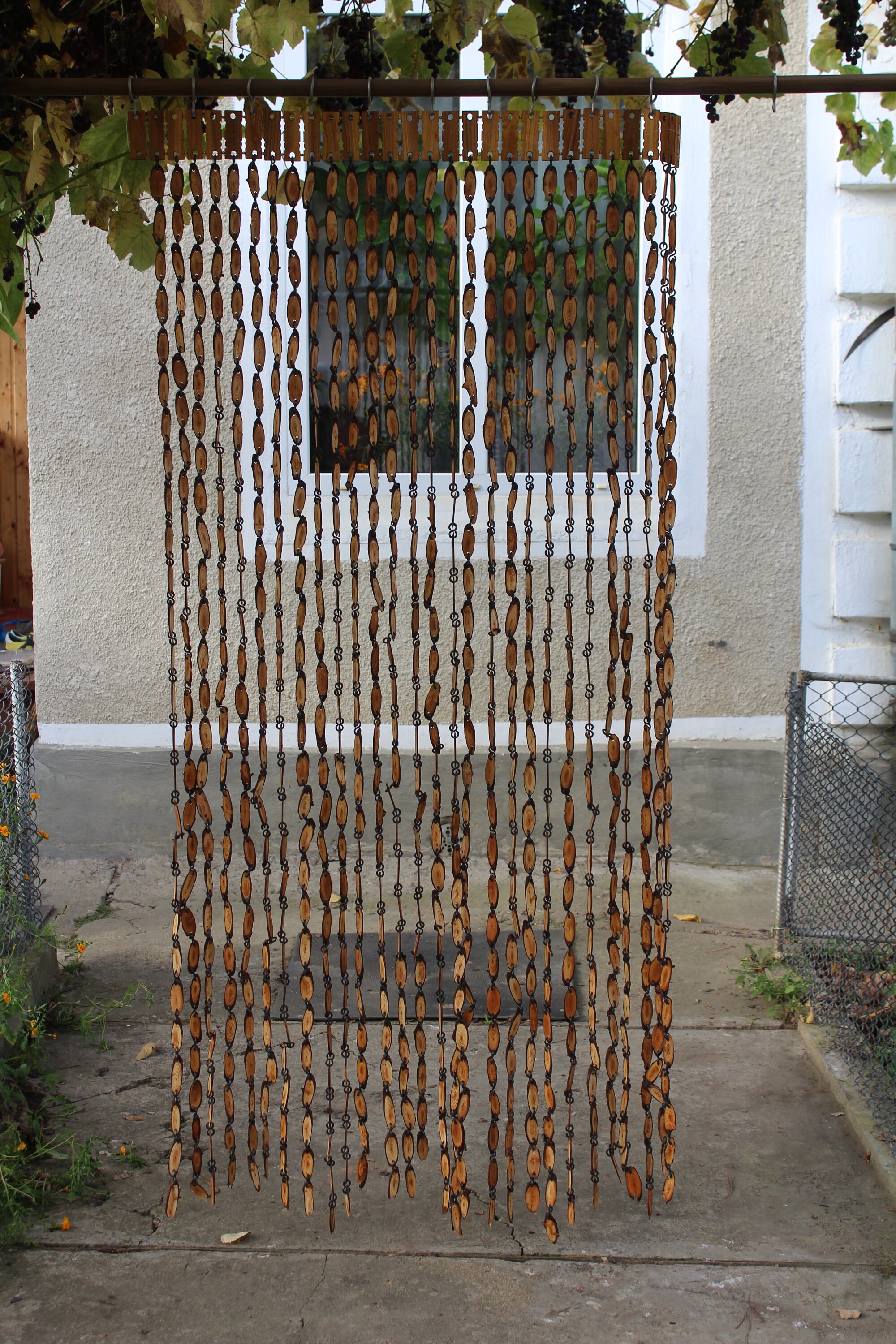 Door Beads/ Beaded Door Curtain/ Wood Bead Door Curtain/ Etsy