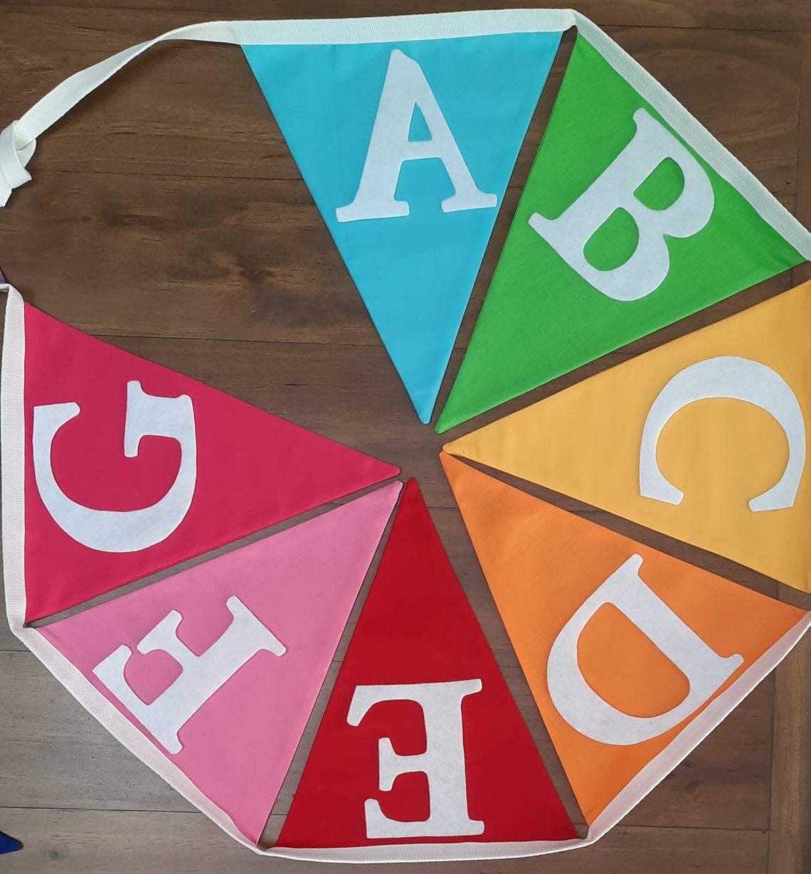 Alphabet Banner /Alphabet Bunting/ Alphabet School Sign Etsy