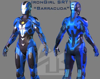 IronGirl SRT1 "Barracuda" - Pepakura files