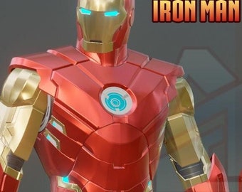Iron Man VR SUIT (PS4 Game) - FOAM Pepakura Files