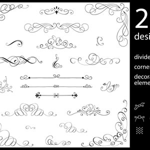 Text Dividers svg, Corner Element, Pfeil svg, dekorative Blatt Dividers, dekorative Elemente svg, Silhouette, Dividers Cut Dateien