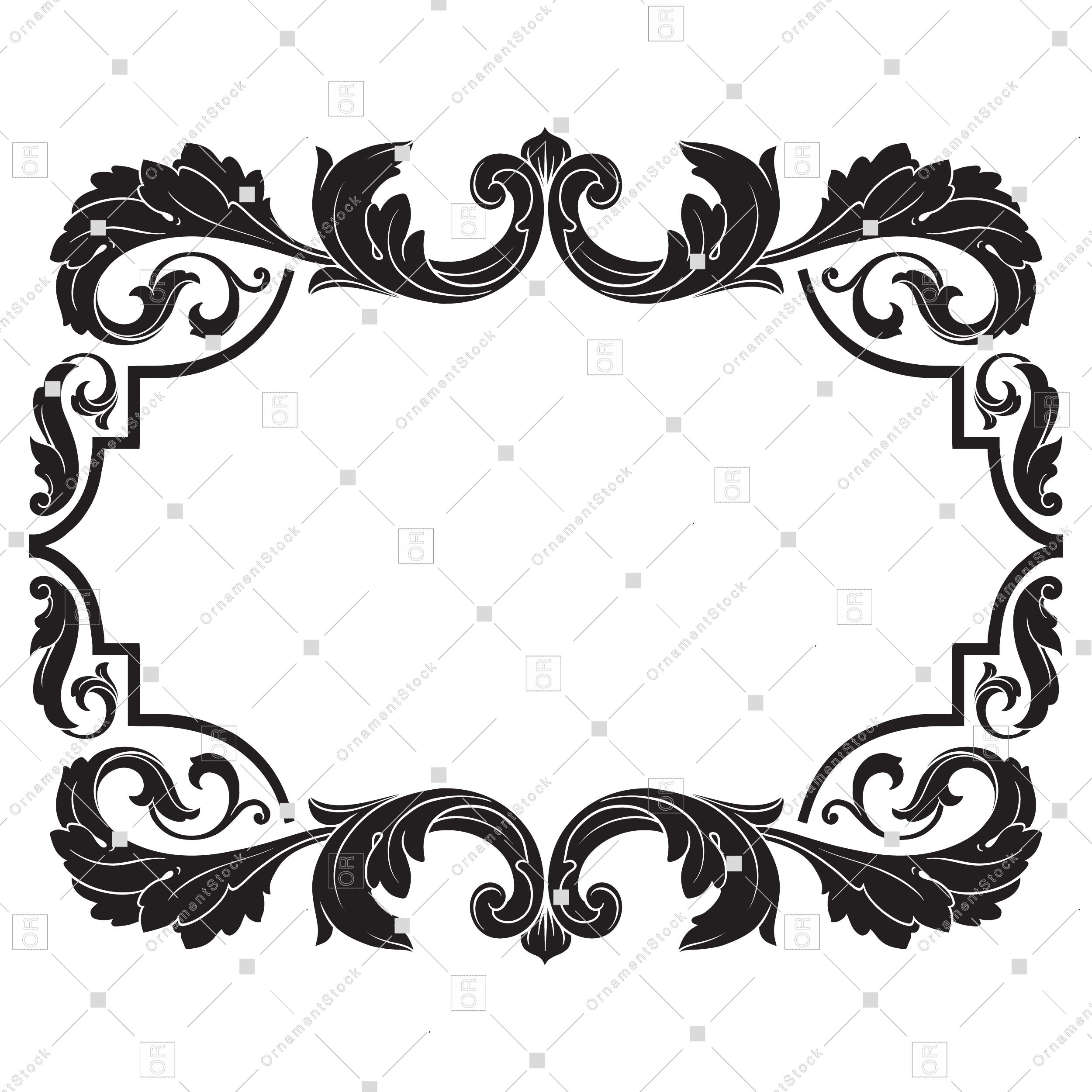 Download Mailbox Monogram Frame SVG Border svg Banner svg Flourish ...