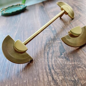 Solid Brass Fan Knob Silver Moderate Luxury Knob Cabinet Pull Drawer Knob Dresser Pull Knob Kitchen Knob Cabinet Pull Hardware BHK034