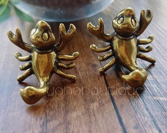 Solid Brass Scorpion Knob: Cabinet Drawer Pull Handle -BHK1053