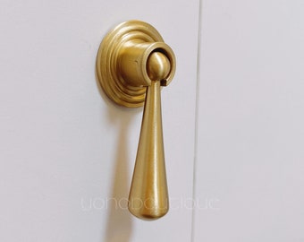 Schubladenknauf - Massiv Messing Möbelknauf -BHK904