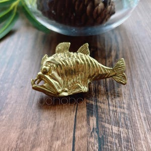 Fish Knob Solid Brass Knob Cabinet Pull Drawer Knob Dresser Pull Knob Handle Kitchen Knob Pull Cabinet Pull Hardware BHK1020