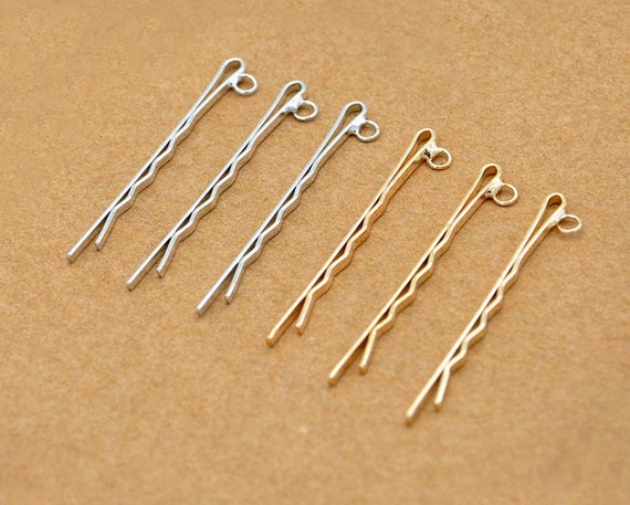 Set Of 10 Hair Clips Hair Pin Loop Cabochon Bobby Pins Hair Etsy