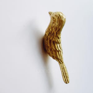Bird Knob Solid Brass Knob Cabinet Pull Drawer Knob Dresser Pull Knob Handle Kitchen Knob Pull Cabinet Pull Hardware BHK094