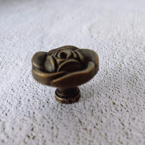 Bouton d'armoire en bronze : Poignée de commode en alliage de zinc -FGHK062