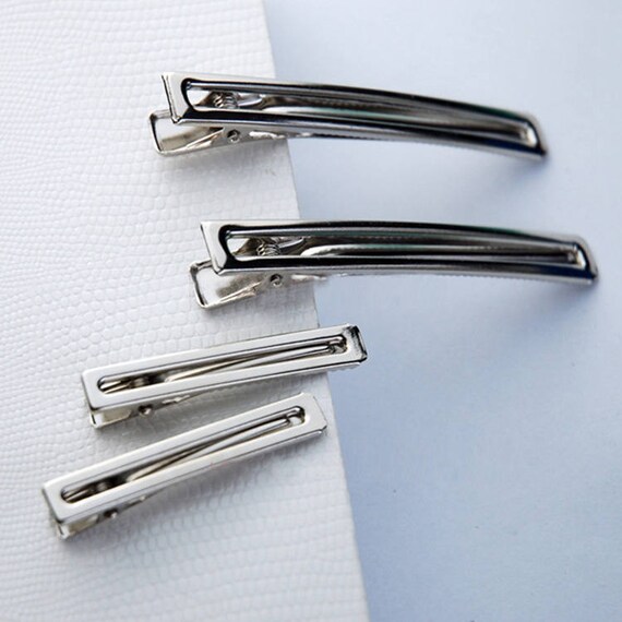 Set of 5 Hair Alligator Hair Clips, Metal Hair Clips, Hair Accessories, Bridal Supplies, Hair Slide, Hair Findings (MA031)
