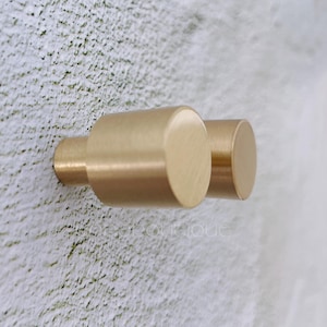 Solid Brass Knob Round Knob Cabinet Pull Drawer Knob Dresser Pull Knob Handle Kitchen Knob Pull Cabinet Pull Hardware BHK011