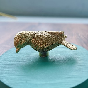 Bird Solid Brass Knob Cabinet Pull Drawer Knob Dresser Pull Knob Handle Kitchen Knob Pull Cabinet Pull Hardware BHK775