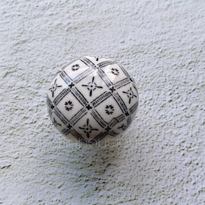 Ceramic Knob Flower Cabinet Pull Drawer Knob Dresser Pull Knob Handle Kitchen Knob Pull Cabinet Pull Hardware FGHK081