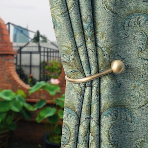 Metal Curtain Hold backs Metal Wall Mounted Curtain Tie Backs Works Curtain Tie Back Wall Tie-back Hook QHK062
