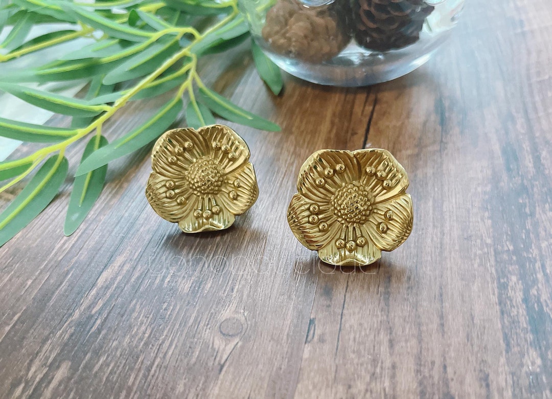 Knobs By Blossom Safari Tier Schubladenknöpfe Gold - Metall Griffe Für Möbel