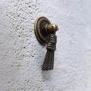 Antique Bronze Cabinet Pull: Cupboard & Dresser Knob -FGHK004