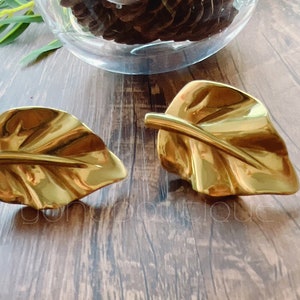 Leaf Solid Brass Knob Cabinet Pull Drawer Knob Dresser Pull Knob Handle Kitchen Knob Pull Cabinet Pull Hardware BHK139
