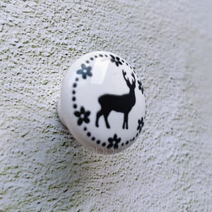 Ceramic Knob Animal Cabinet Pull Drawer Knob Dresser Pull Knob Handle Kitchen Knob Pull Cabinet Pull Hardware FGHK073