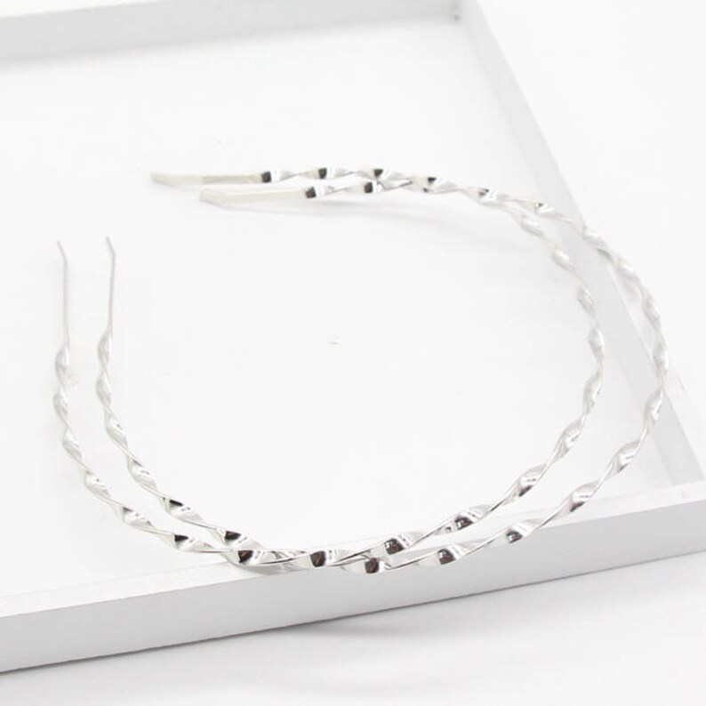 Set of 10 DIY Headband 3mm Wave Blank Headband Plain Headband Etsy