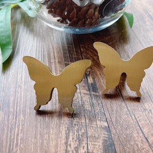 Butterfly Knob Solid Brass Knob Cabinet Pull Drawer Knob Dresser Pull Knob Handle Kitchen Knob Pull Cabinet Pull Hardware BHK213