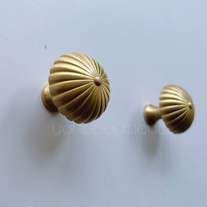 Mushroom Solid Brass Knob Cabinet Pull Drawer Knob Dresser Pull Knob Handle Kitchen Knob Pull Cabinet Pull Hardware BHK705