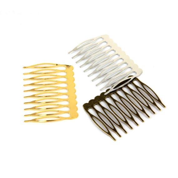 Set of 5 Hair Combs 53mm Metal Hair Combs Hair Accessories Etsy