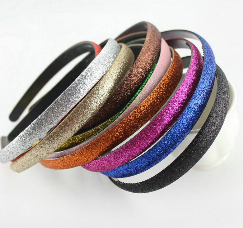 10 pieces of Glitter Headband 10mm Blank Headband Plain Etsy