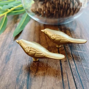 Bird Knob Solid Brass Knob Cabinet Pull Drawer Knob Dresser Pull Knob Handle Kitchen Knob Pull Cabinet Pull Hardware BHK944