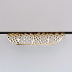 Solid Brass Knob Leaf Pull Cabinet Pull Drawer Knob Dresser Pull Knob Handle Kitchen Knob Pull Cabinet Pull Hardware BHK017