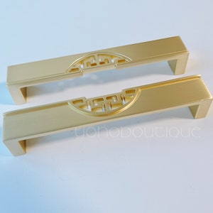 Chinese Style Cabinet Pull Gold Drawer Knob Dresser Pull Knob Kitchen Knob Cabinet Pull Hardware BHK481