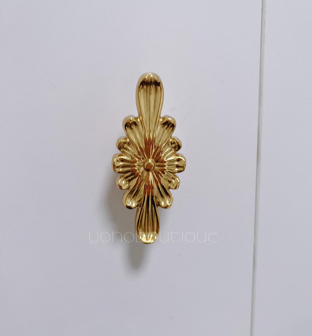 Solid Brass Knob Cabinet Pulls Drawer Knob Dresser Pull Knobs Handles ...
