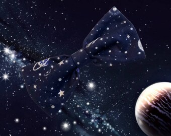 The Tie Studio Galaxy A Plus près Look Univers Solaire Système à Manches Polyester Nouveauté Cravate