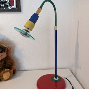 Vintage Memphis Style Table Lamp Desk Lamp 80s