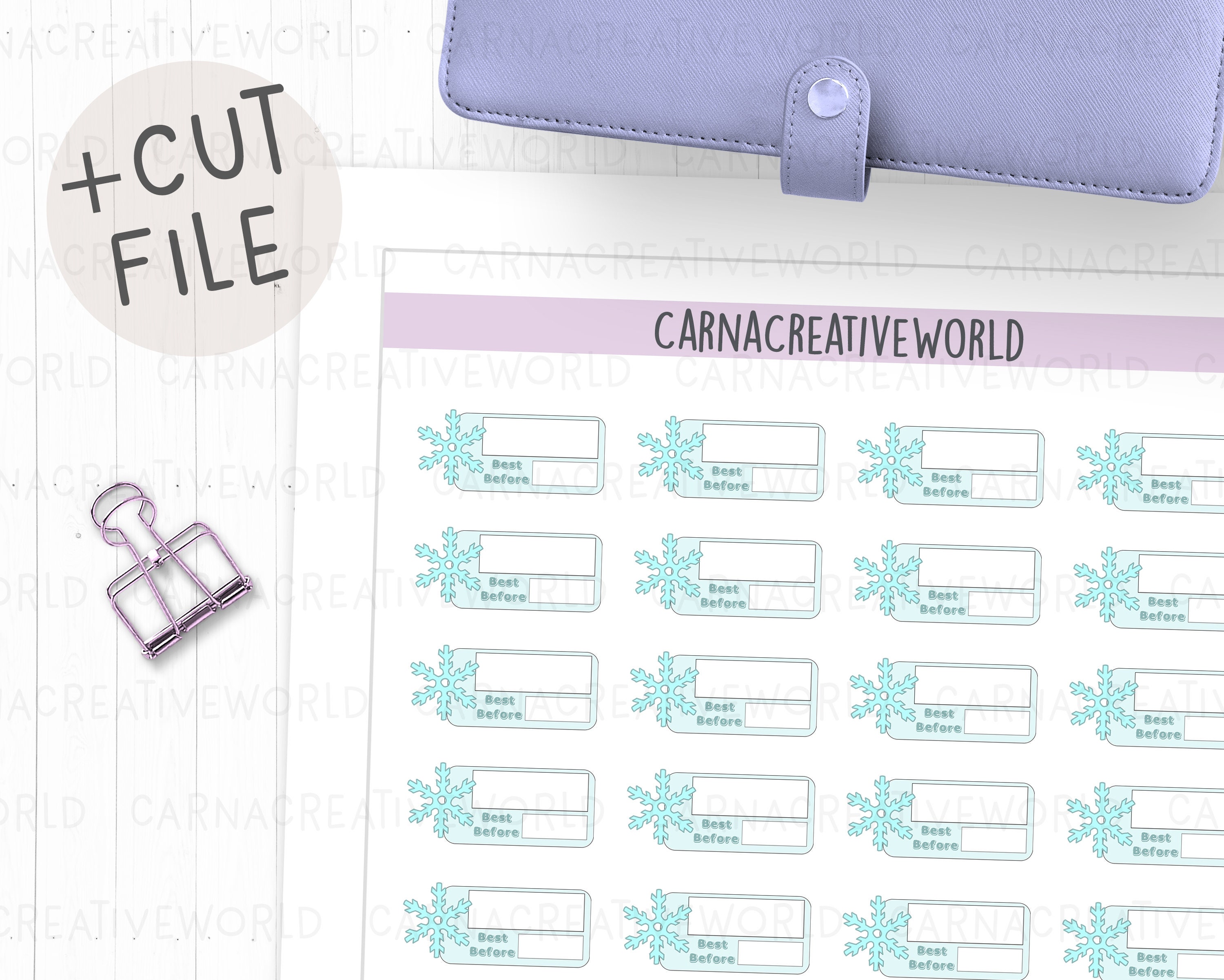 Printable Freezer Bags Stickers Labels Reminder Blue Etsy