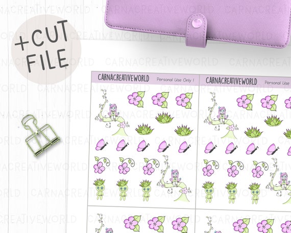 Digital Spring Stickers Printable Planner Stickers Cute Etsy