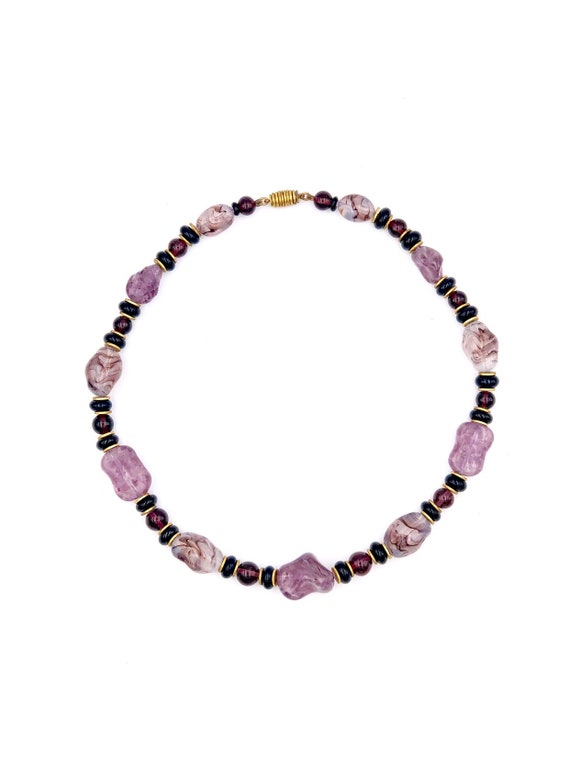 Simply beautiful colors of this Rousselet choker n
