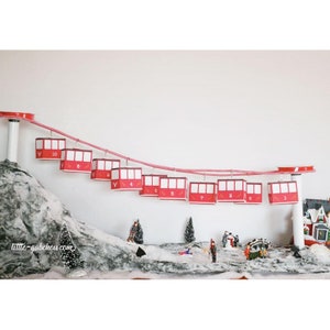 Cable Car Advent Calendar: A Magical Mountain-Inspired Christmas Countdown