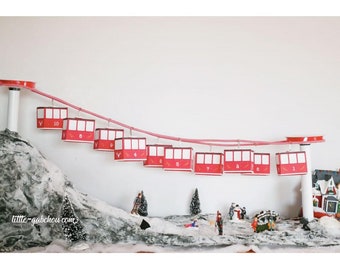 Calendario de Adviento del Teleférico: Un Adviento Mágico Inspirado en las Montañas - Archivo Descargable