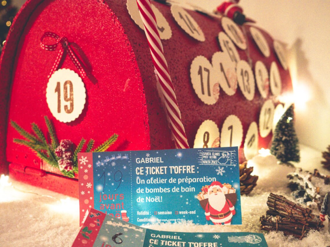 Coupons de Noël 30 idées originales générateur en français Etsy France